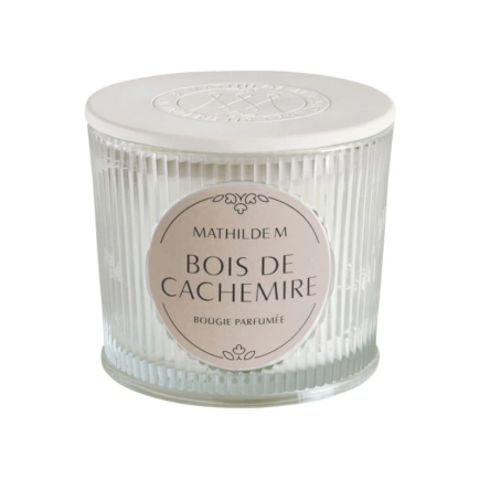Bougie Mathilde M Cachemire en boîte parfumée élégante