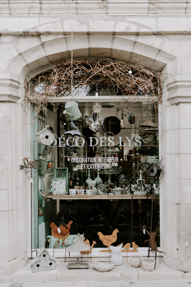 Boutique Déco des Lys, spécialiste décoration intérieure et extérieure à Loches en Indre-et-Loire (37)